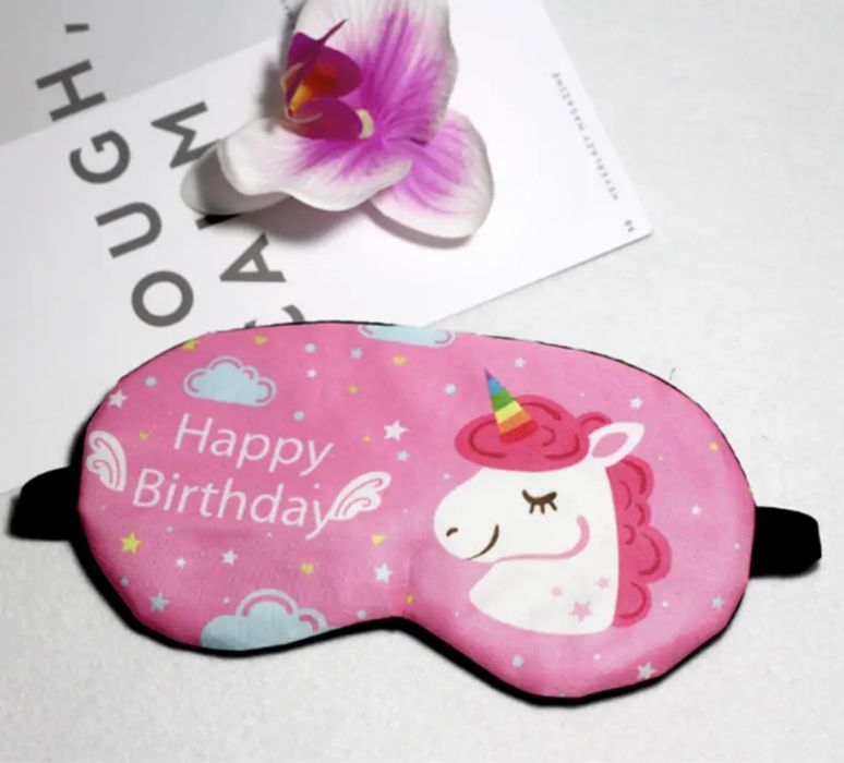 Рожева маска для сну