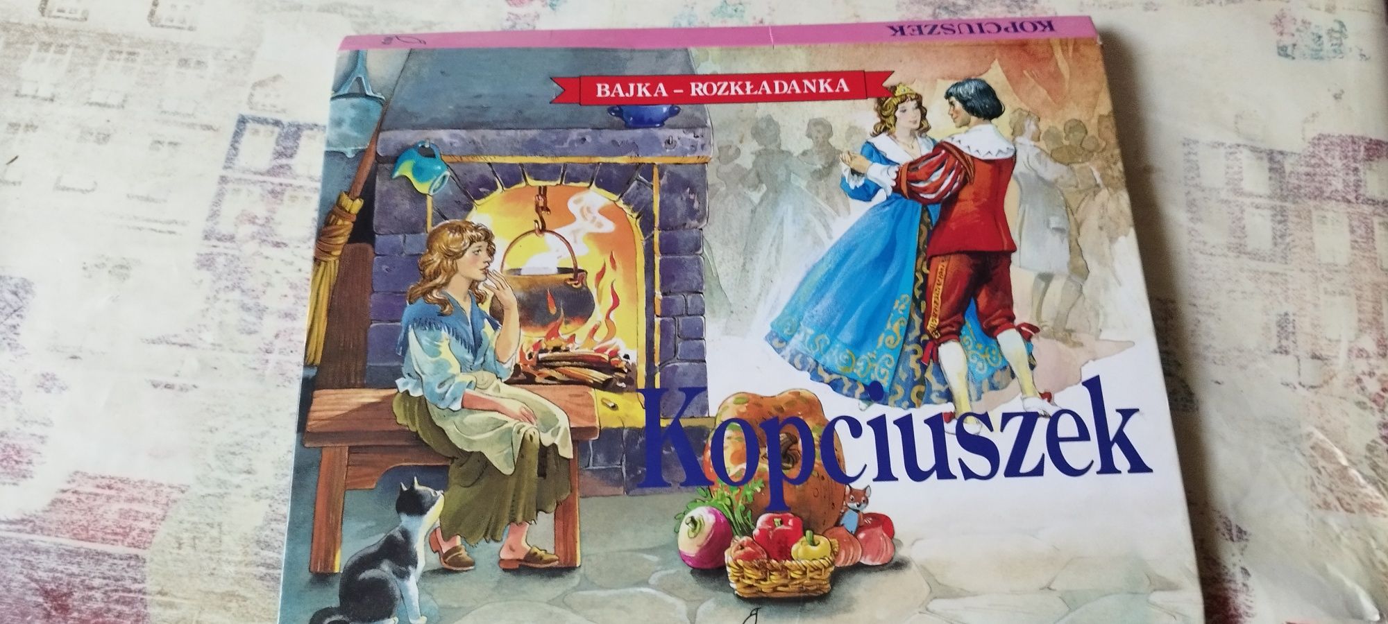 Książka kopciuszek 3 d