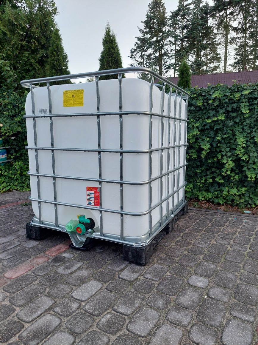 Zbiornik 1000l pojemnik paleto pojemnik mauzer 1000 spożywczy