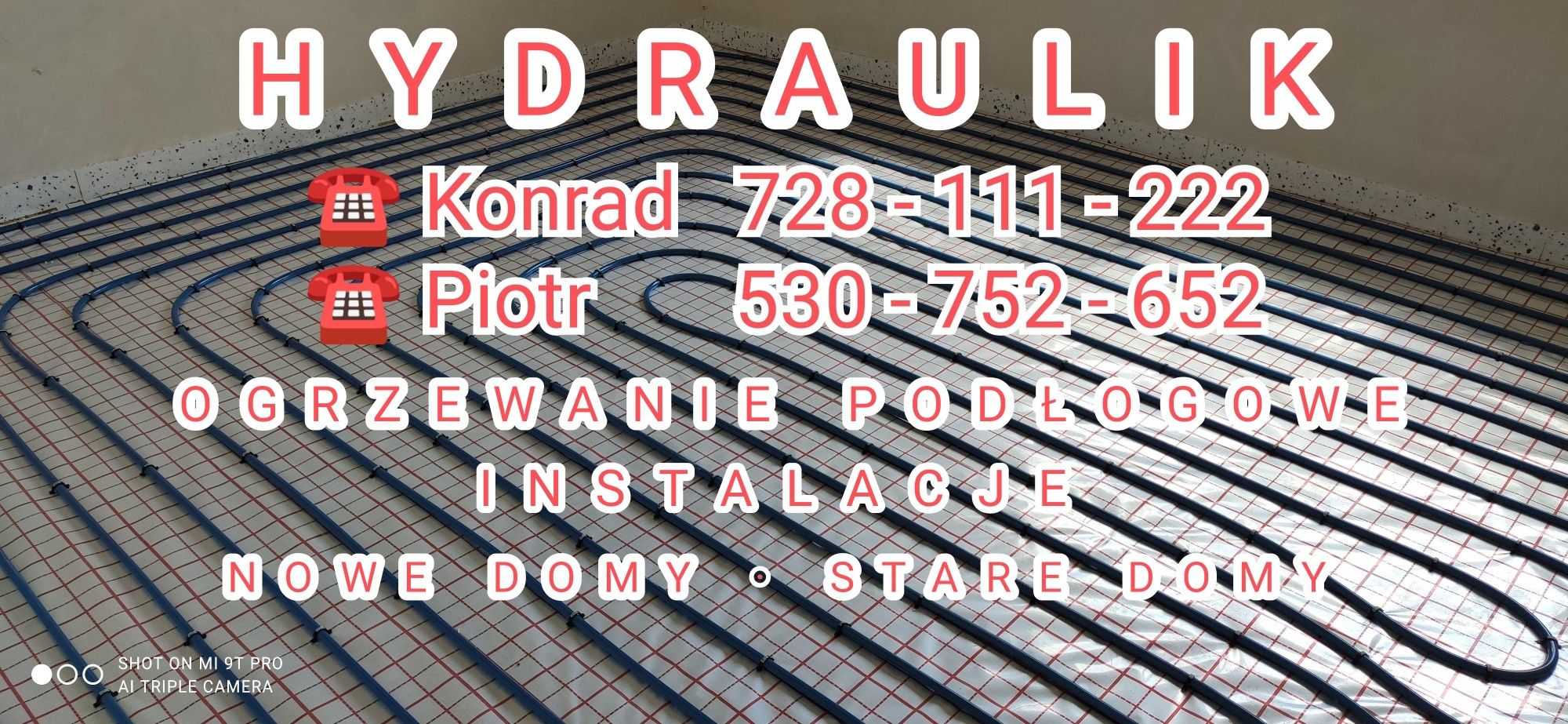 Hydraulik | ogrzewanie podłogowe | instalacje | pompy ciepła