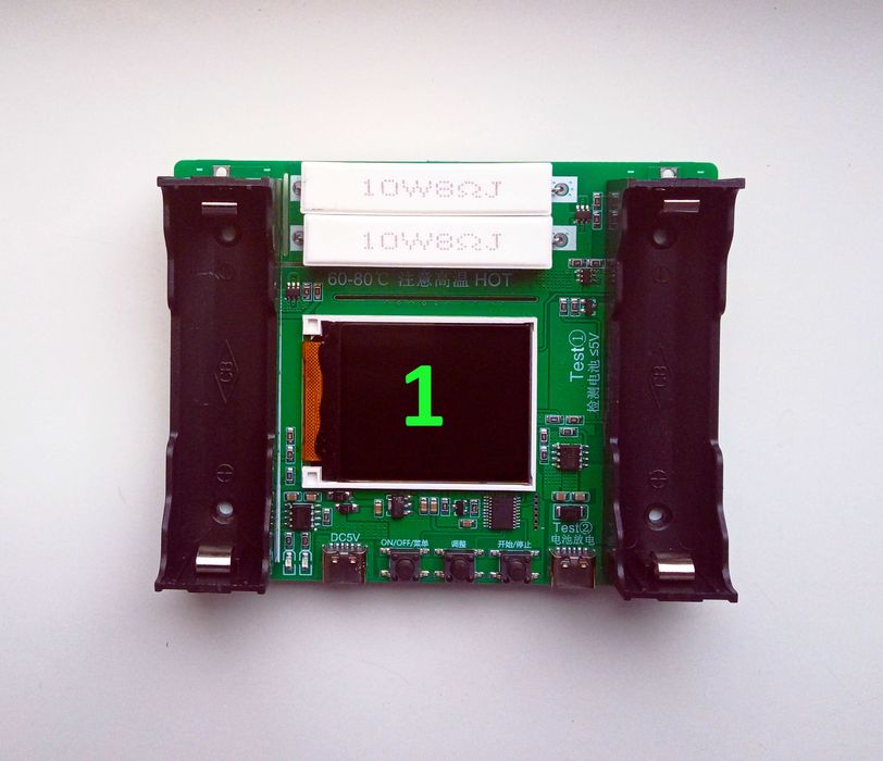 Зарядное, тестер емкости аккумуляторов 18650 21700 и т.д.