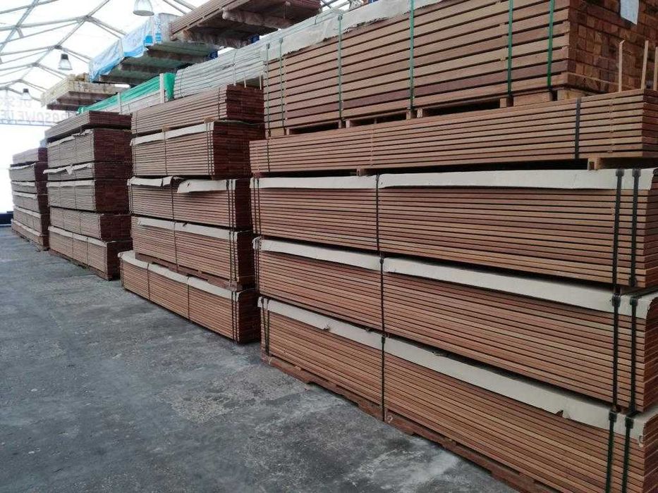 Deski tarasowe deski na taras Bangkirai , Kempas , Modrzew Syberyjski