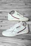 Sneakersy Adidas Originals Continental męskie skórzane retro białe 40