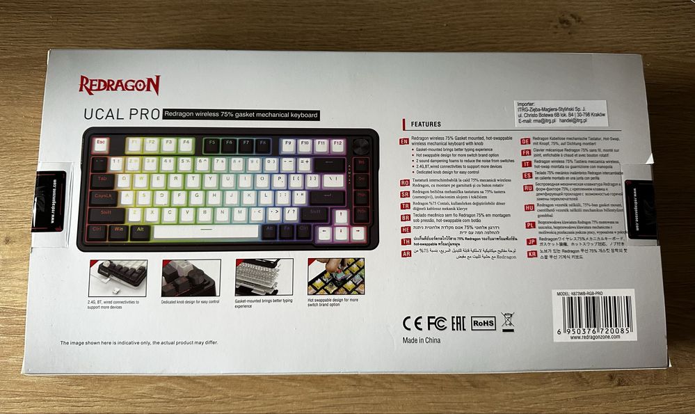 Klawiatura redragon ucal pro