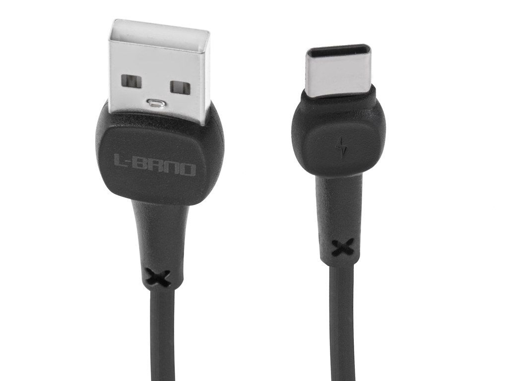 L-BRNO Kabel usb szybkie ładowanie NB132 czarny