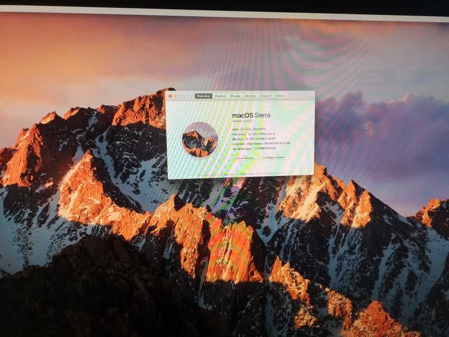 iMac27* i5 3.1Ghz 12gb RAM 1TB mid2011