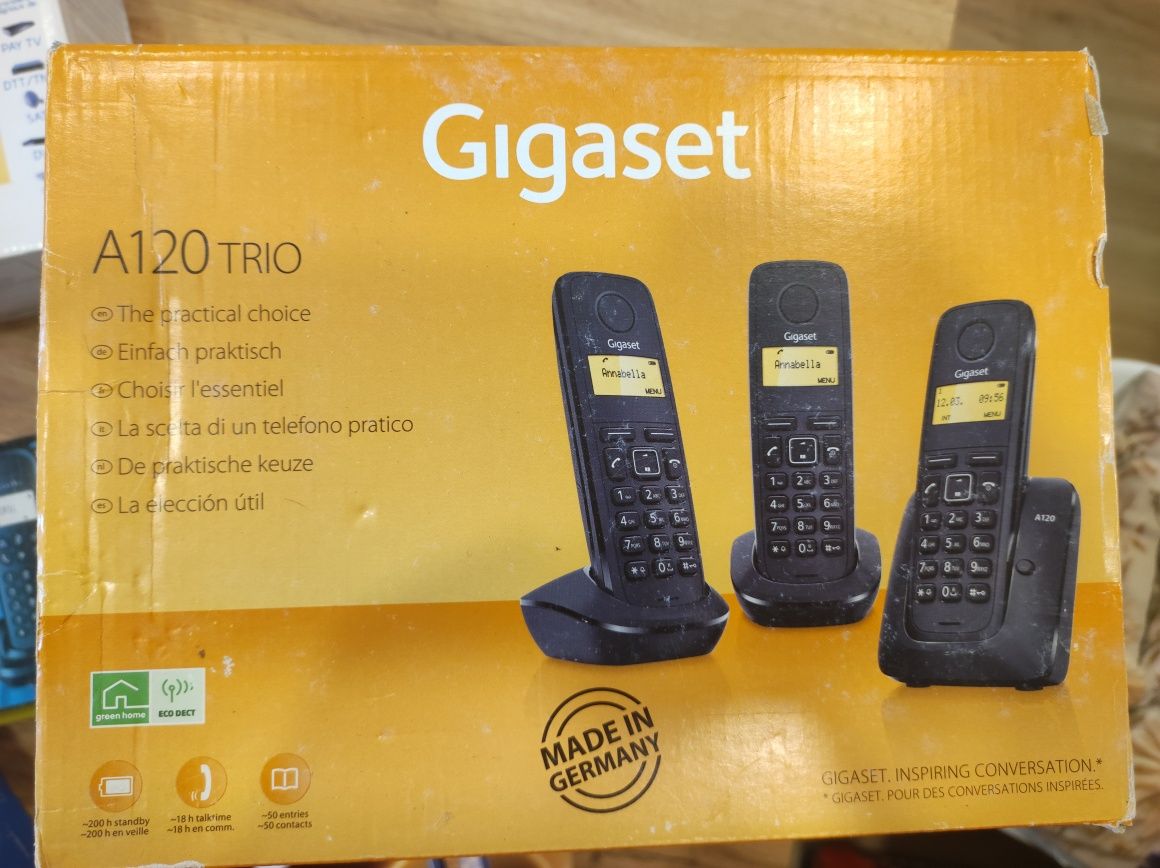 Telefones fixos com e sem fios