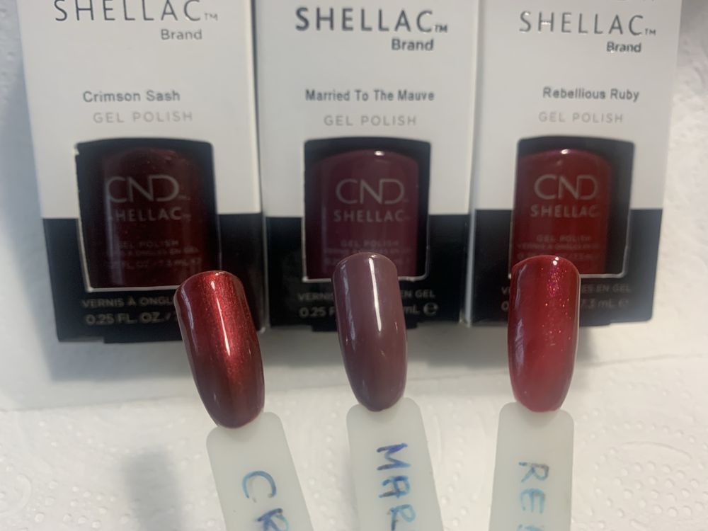 Zestaw CND Shellac lakier hybrydowy 3szt