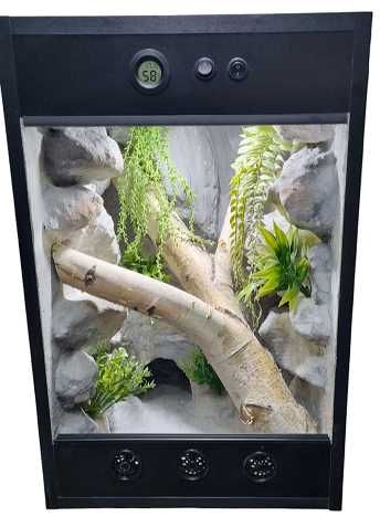 Terrarium  dla gekona  orzęsionego na zamówienie 40x40x60