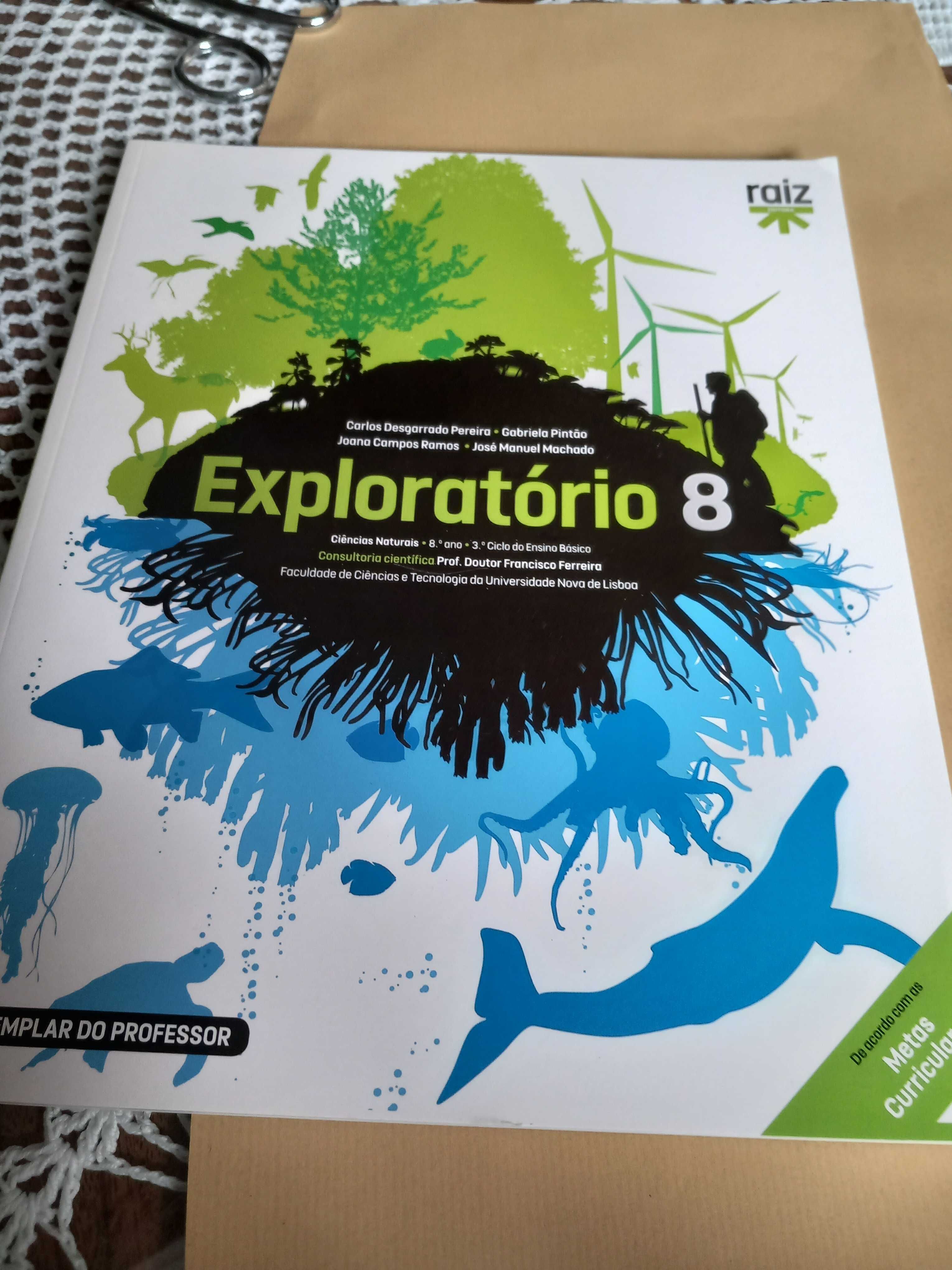 Livros de exercícios de 8º ano de ciências naturais