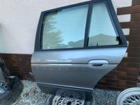 Bmw 5 e39 kombi drzwi lewy tył lewe sterlinggrau 472/7 kompletne