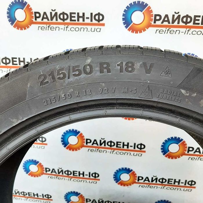 215/50 R18 Continental WinterContact 850 б/у шини 2шт * 2506316
