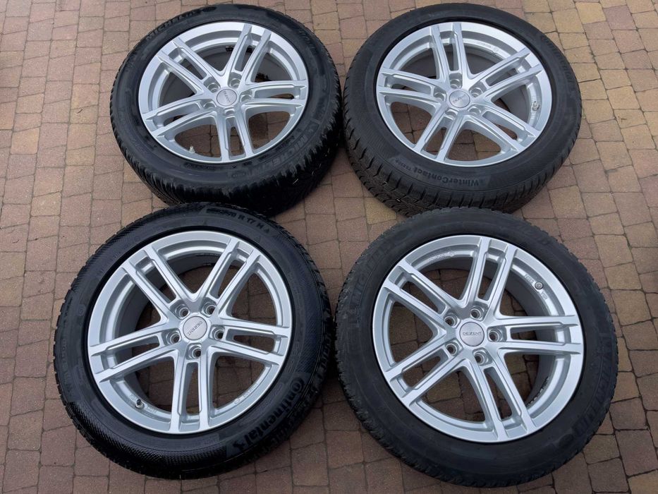 3913. Koła zimowe Audi A4 Allroad A6 C7 5x112 ET29 225/55/17 6mm