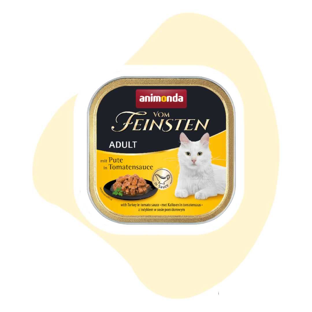 Animonda vom Feinsten Adult Indyk w sosie pomidorowym 10x100g