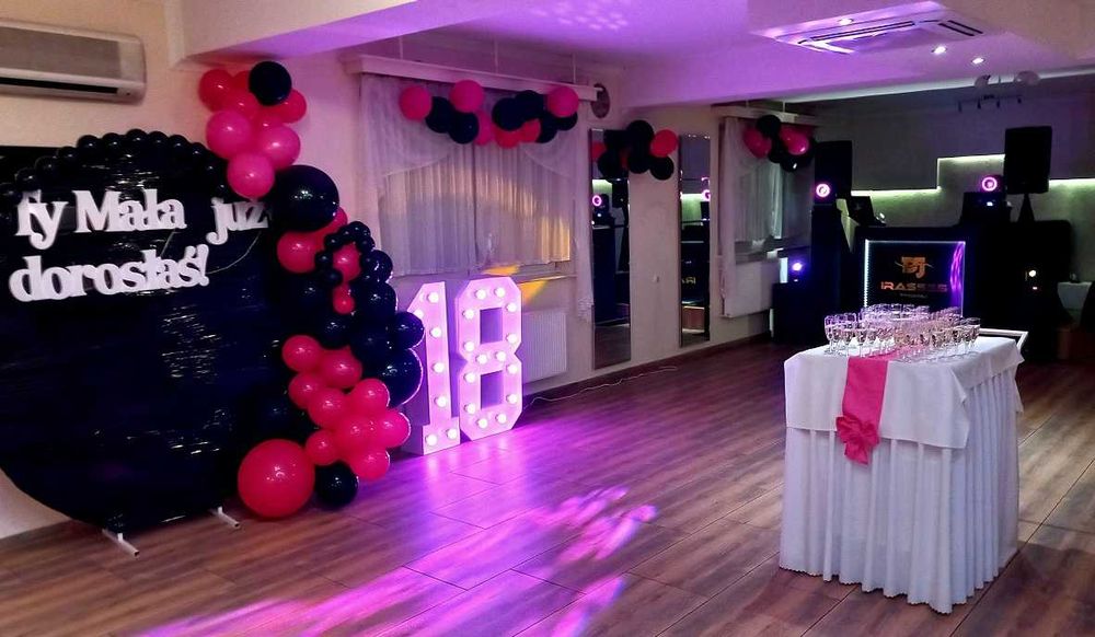 DJ WODZIREJ na wesele urodziny, rocznice ślubu, CIĘŻKI DYM, Napis LOVE