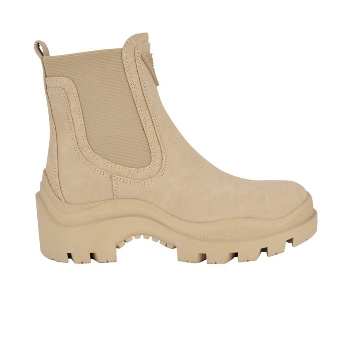 Стильні бежеві черевики, чоботи челсі Guess оригінал!