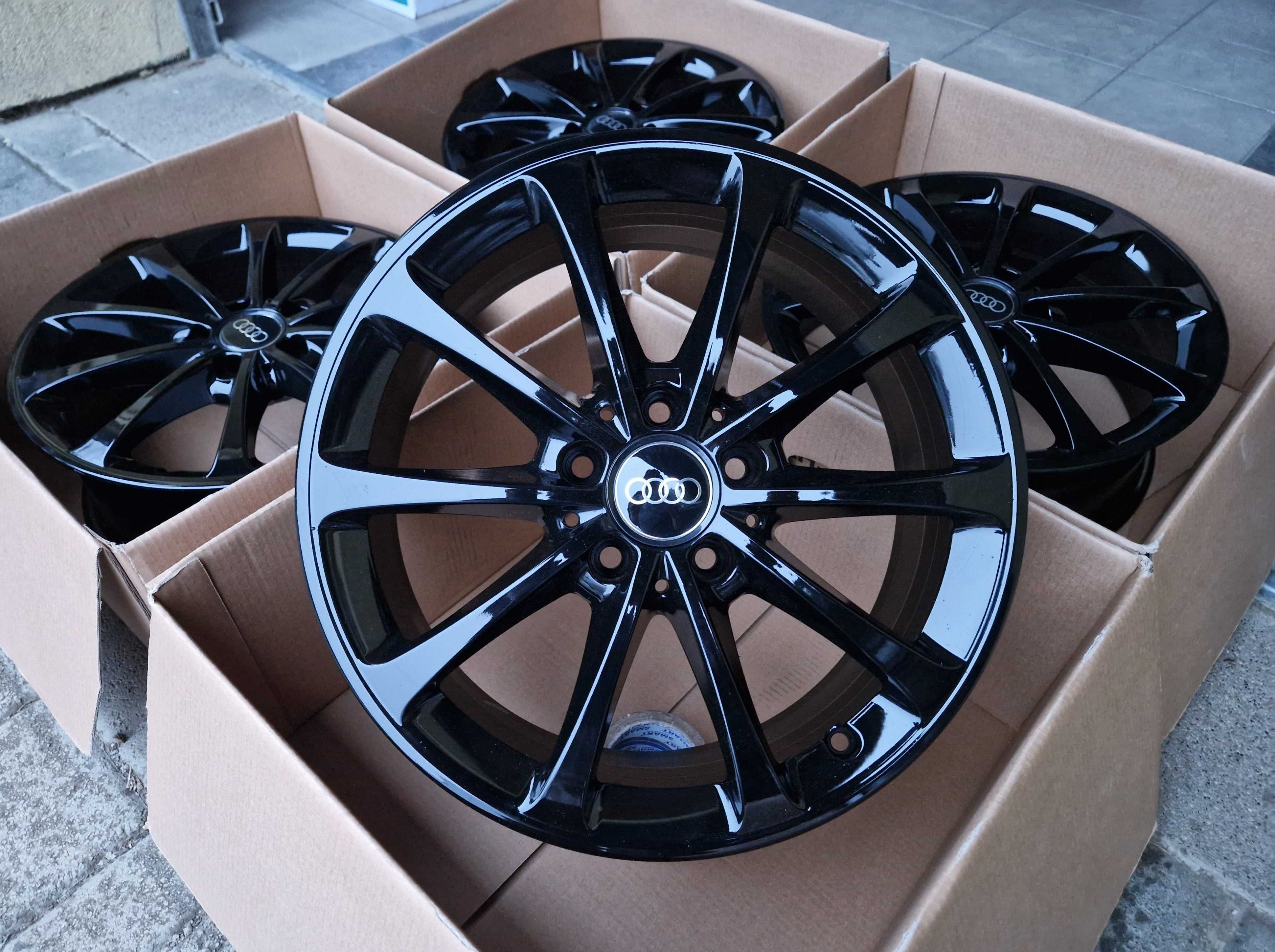 Alufelgi 17 5x112 Audi A3 A4 Q2 Q3 Seat Leon Exeo Altea Ateca Czarne !