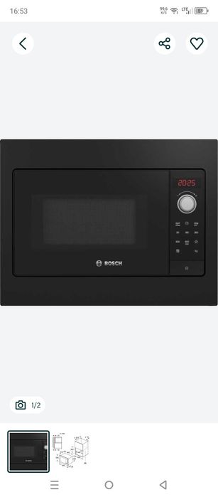 Kuchenka mikrofalowa BOSCH BFL523MB3