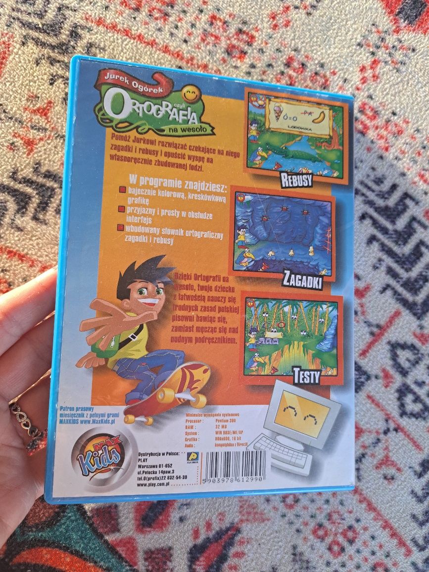 Gra PC Jurek Ogorek czyli ortografia na wesolo + GRATIS
