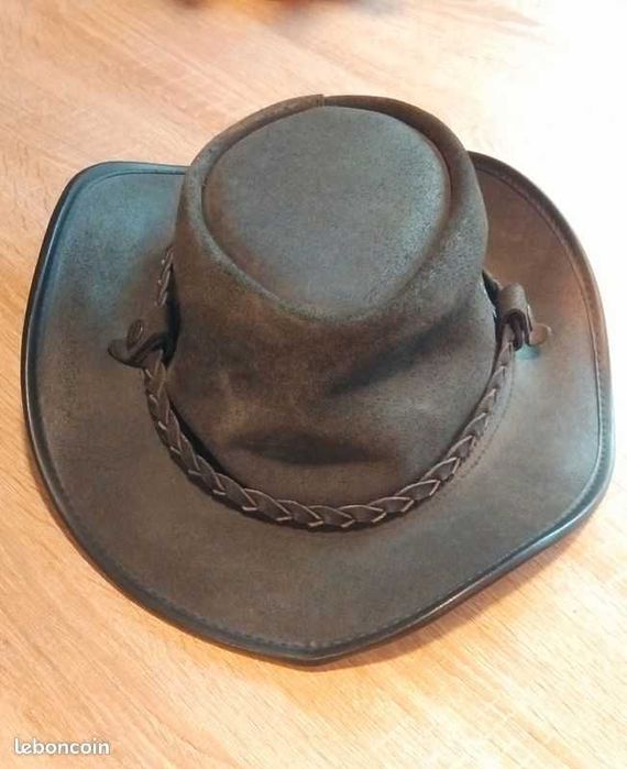 Настоящая австралийская кожаная шляпа от B C hats, размер XXL