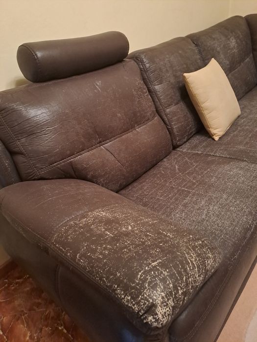 Sofas usados. Estao como novos