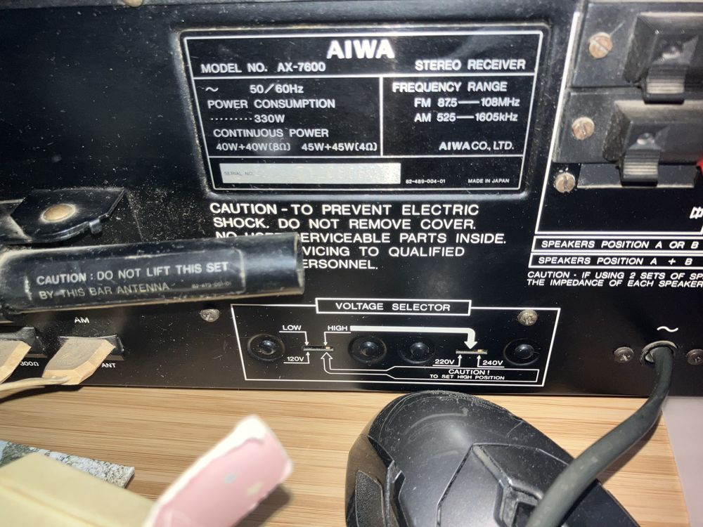 Sprzedam sprzet audio Aiwa AX-7600