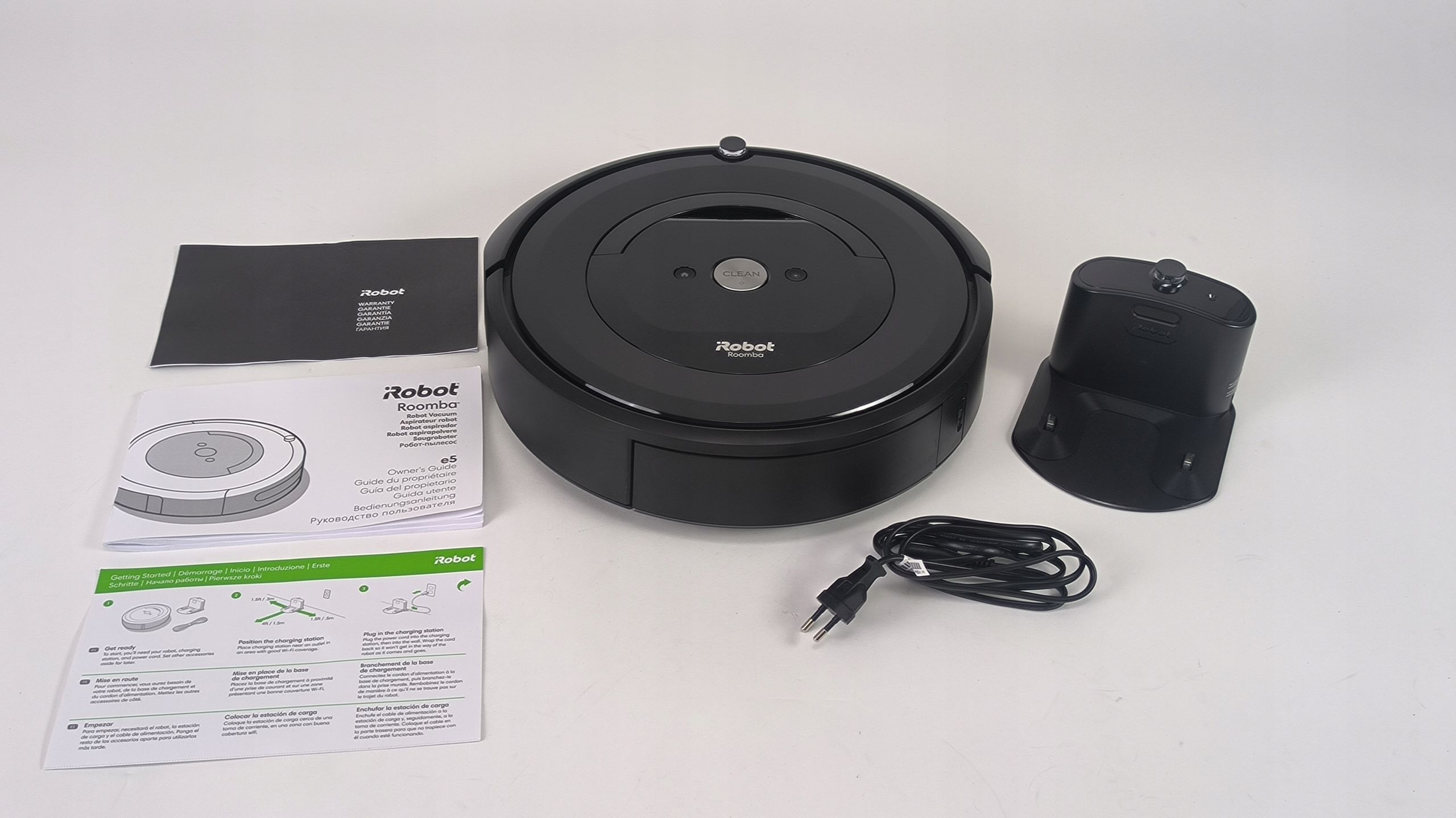 Robot sprzątający iRobot Roomba e5 czarny Nowa bateria