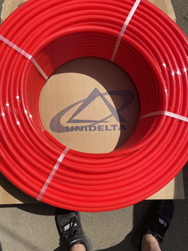 Труба для теплої підлоги Unidelta Triterm Rosso Pex/EVOH 16x2