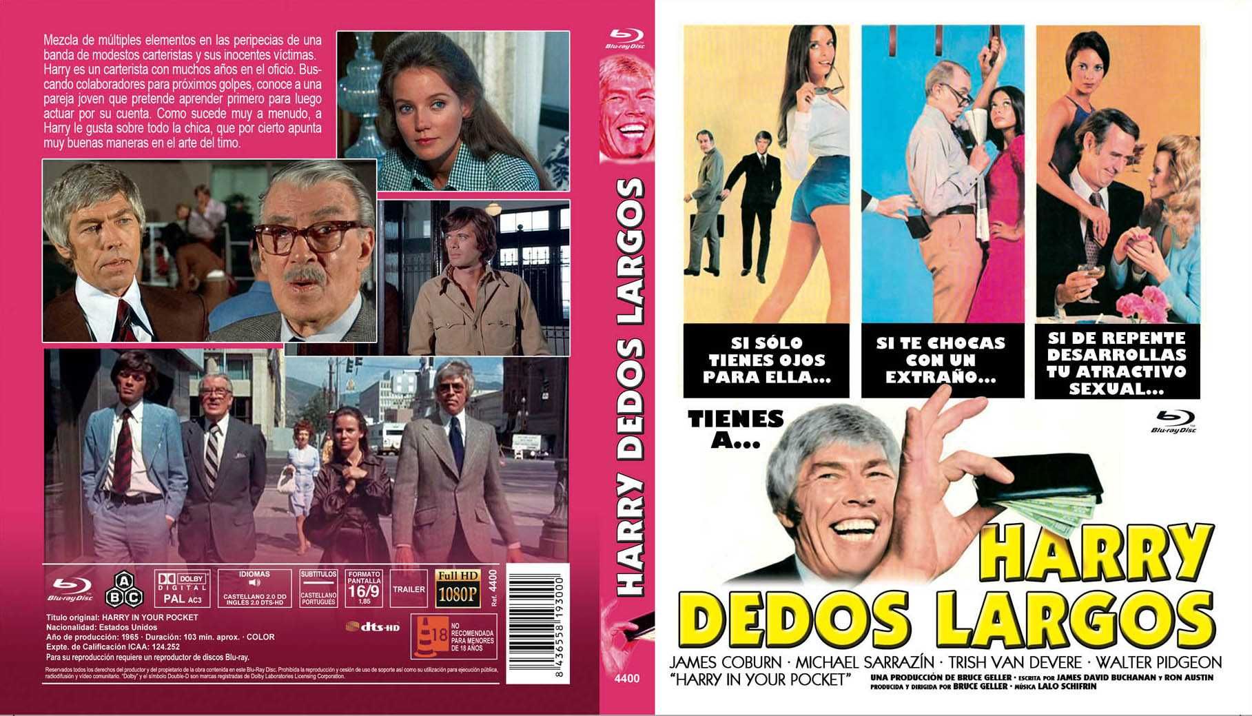 Harry Dedos Largos/Harry O Vigarista(Blu-Ray)-Importado