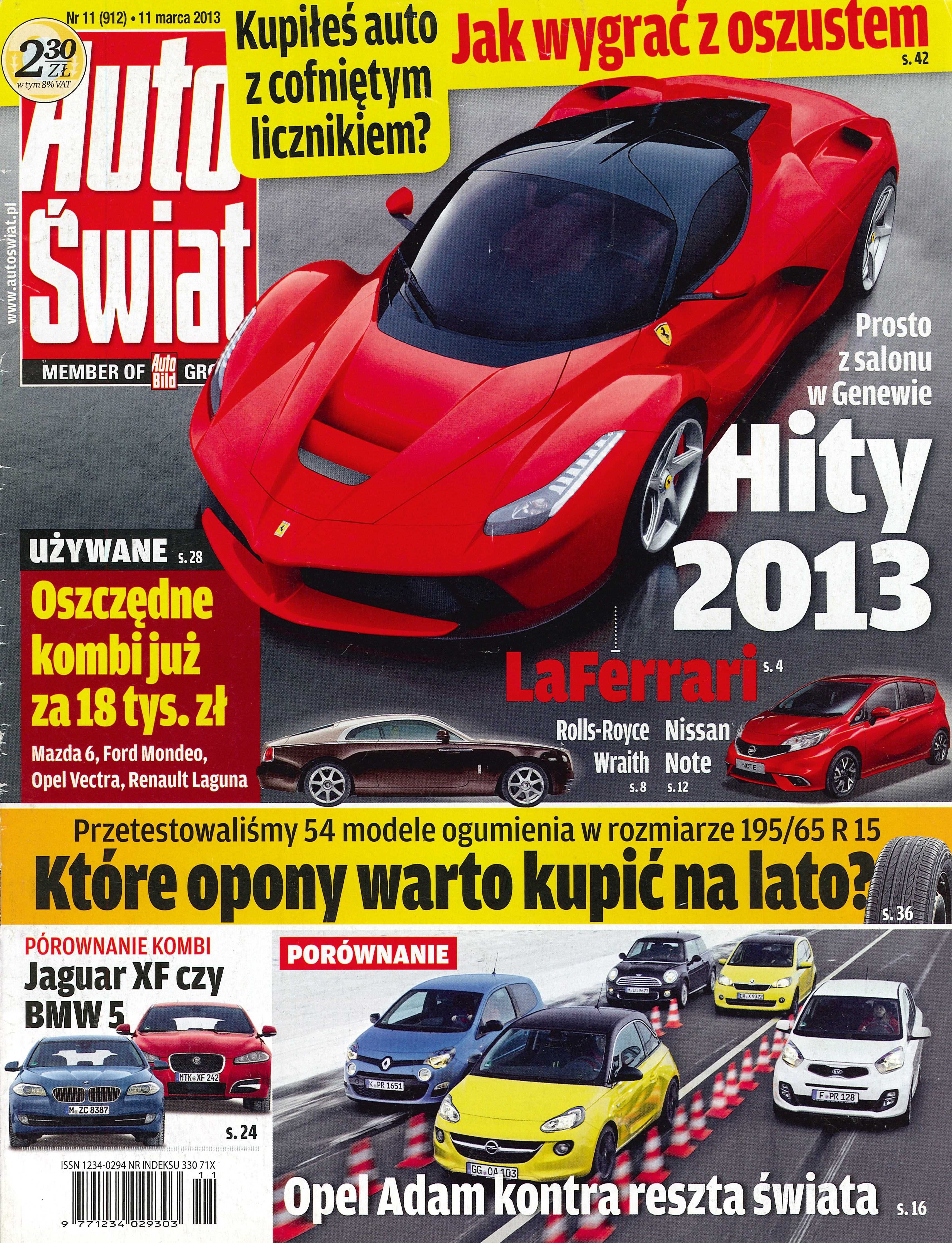 Gazeta Auto Świat 2013 rok