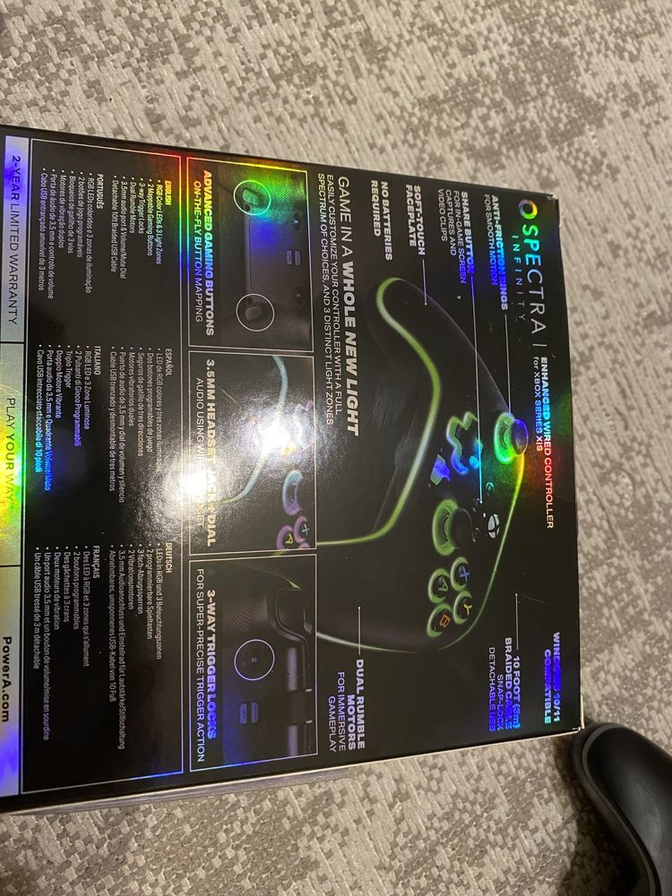 KONTROLER XBOX spectra infinity JAK NOWY!