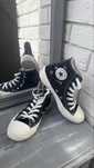 Converse długie czarne w kwiatki