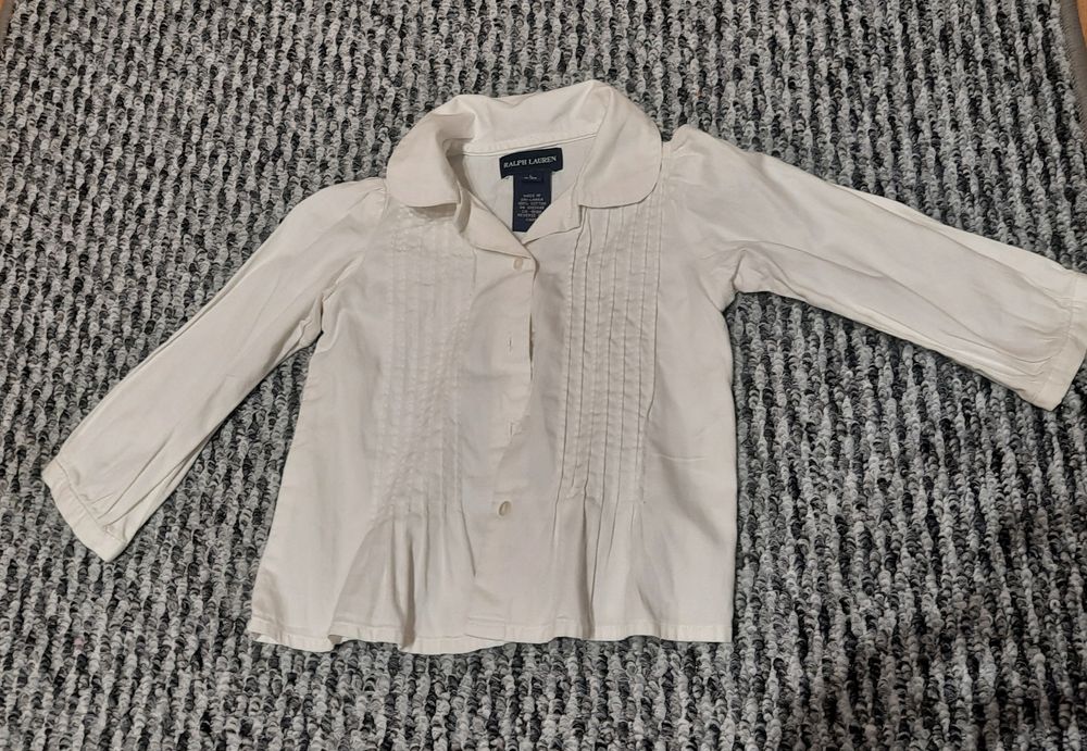 Biała koszula elegancka Ralph Lauren 12-18m 80-86cm