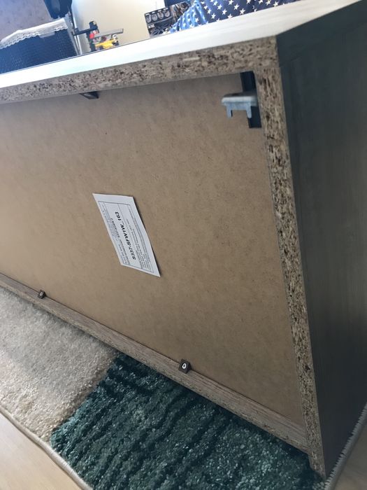 Witryna wisząca biblioteczka Black Red White Koen 2