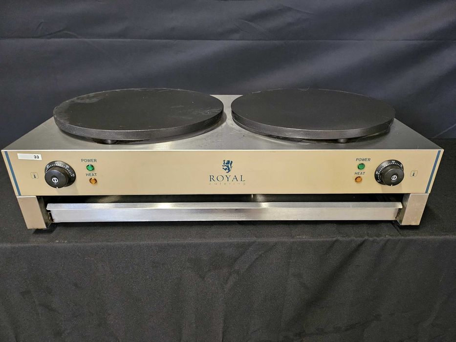 Máquina para crepes dupla