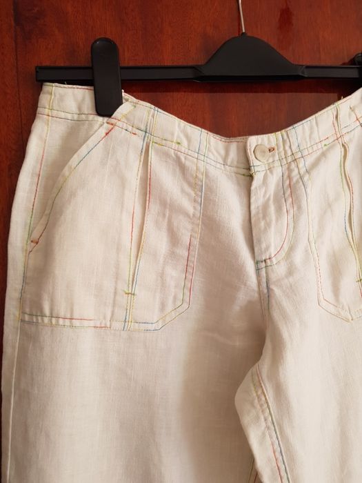 Продам лляні білі штани