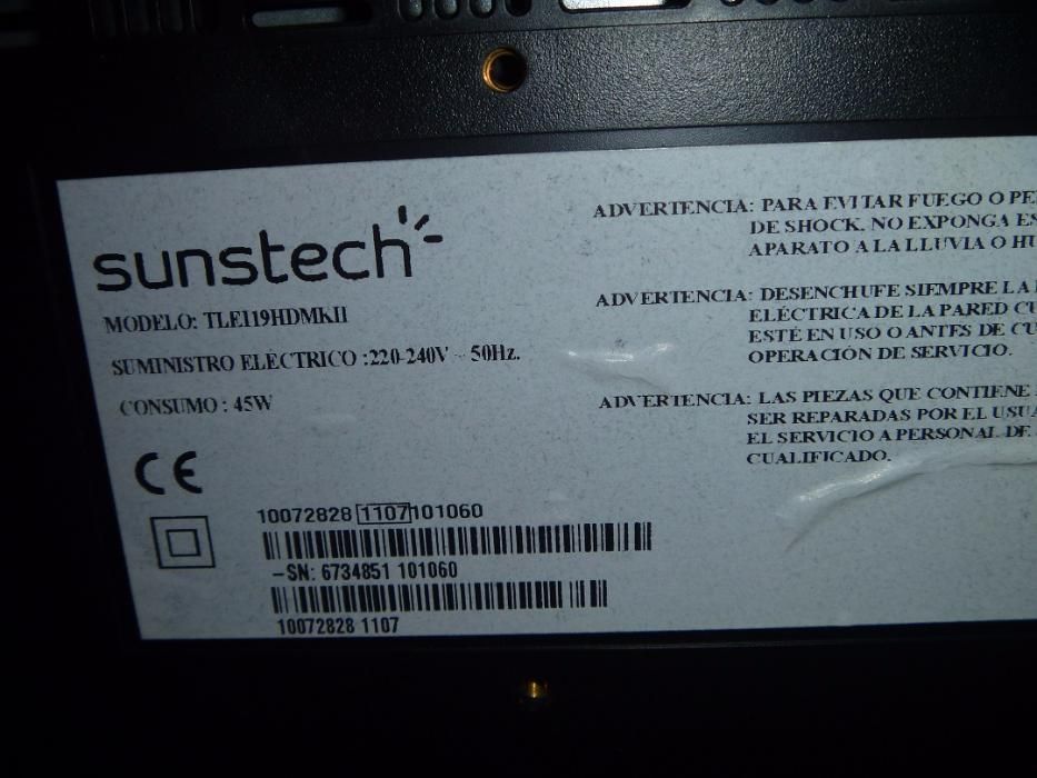 Led TV Sunstech 19HDMKII