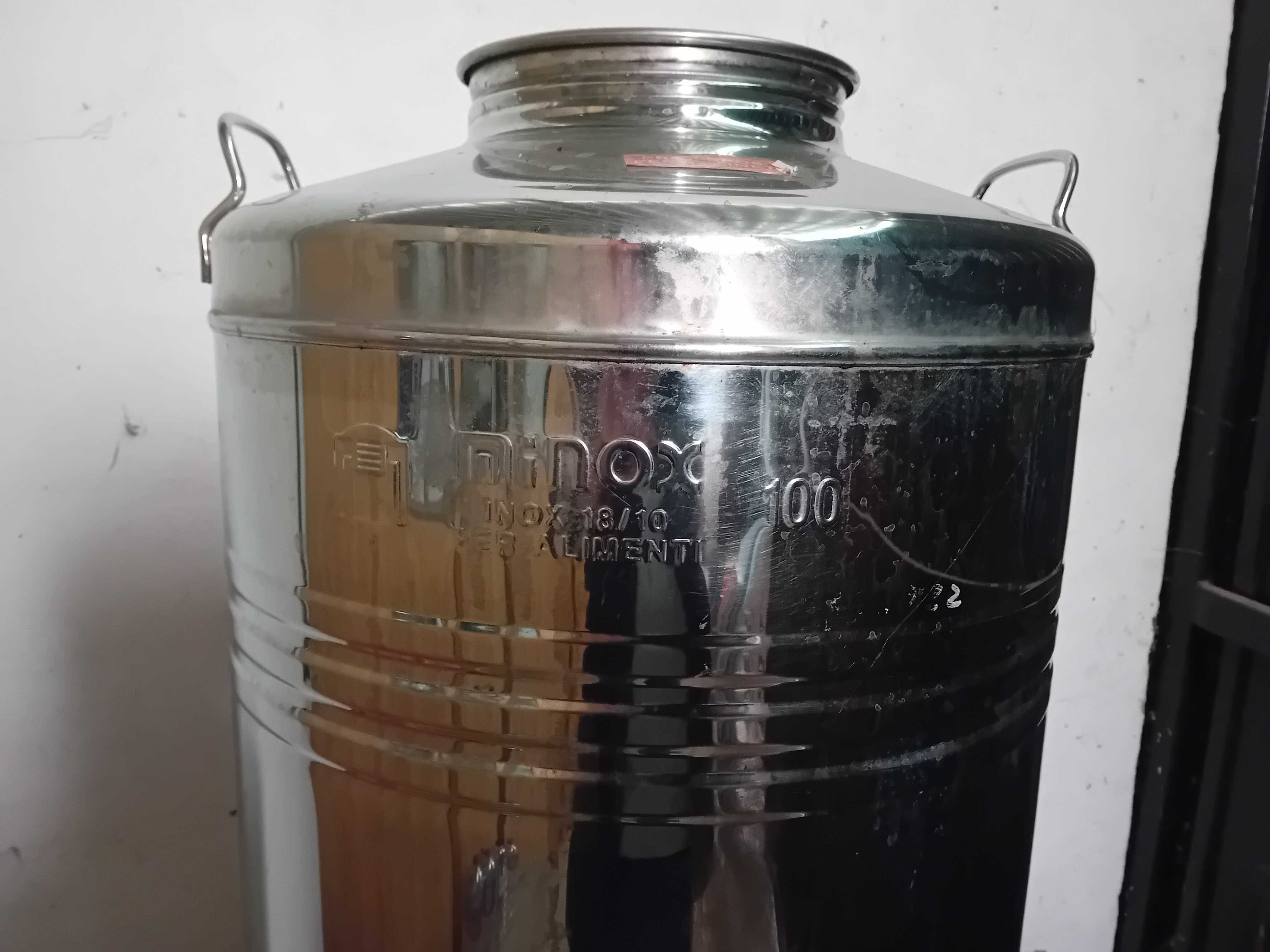 Cuba / Bidão inox para azeite