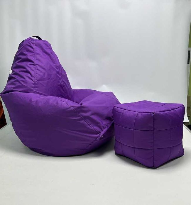 Безкаркасні пуфи та крісла напряму з виробництва. 24 кольори