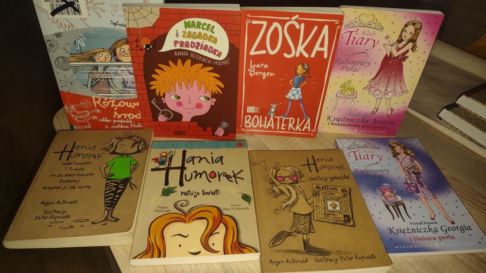 8sz. Dla Dzieci Hania Humorek Różowe Środy Klub Tiary Marcel i zagadka