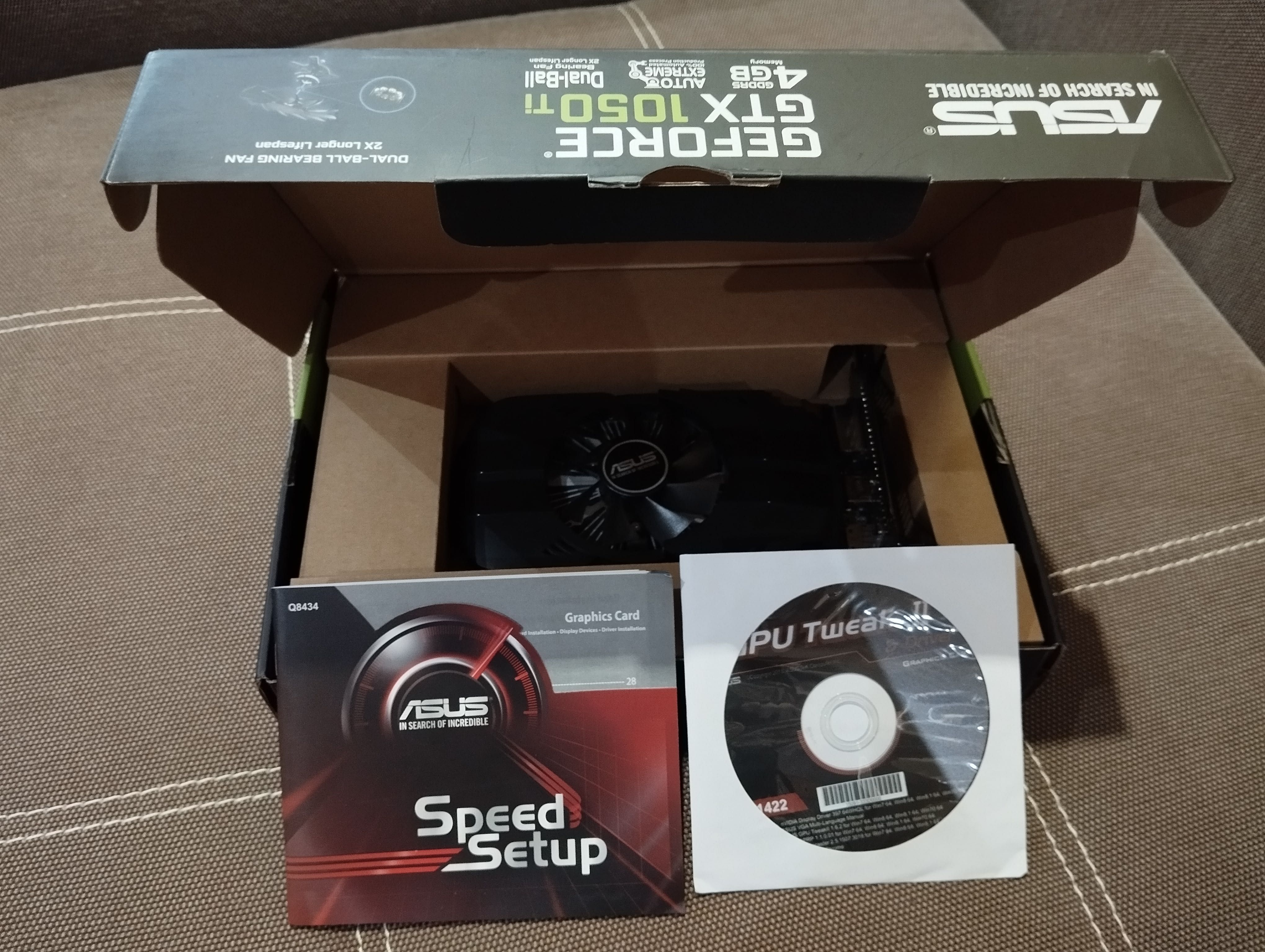 Відеокарта Asus Geforce Nvidia GTX 1050 Ti бв