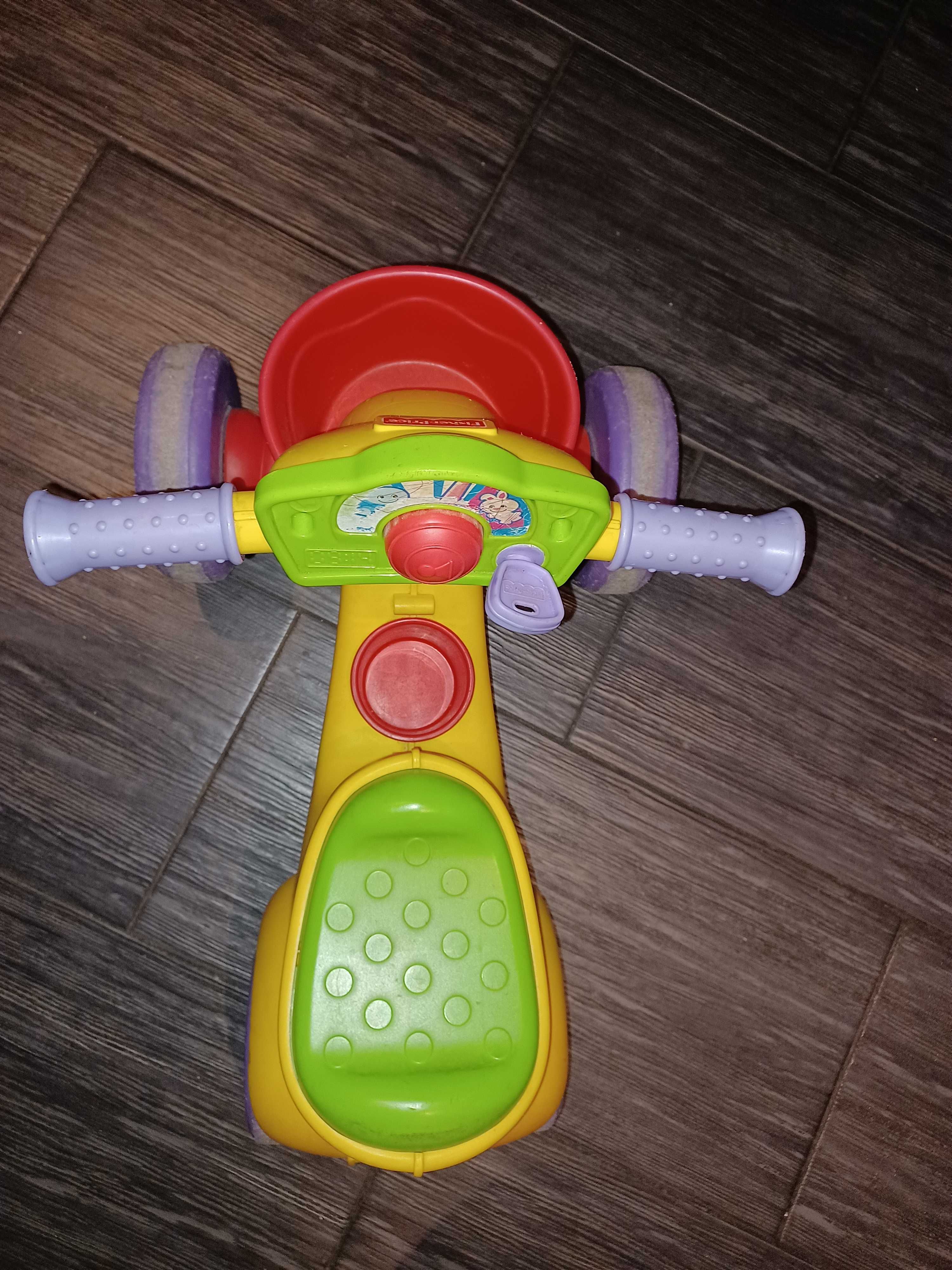 Rowerek biegowy, odpychacz Fisher Price