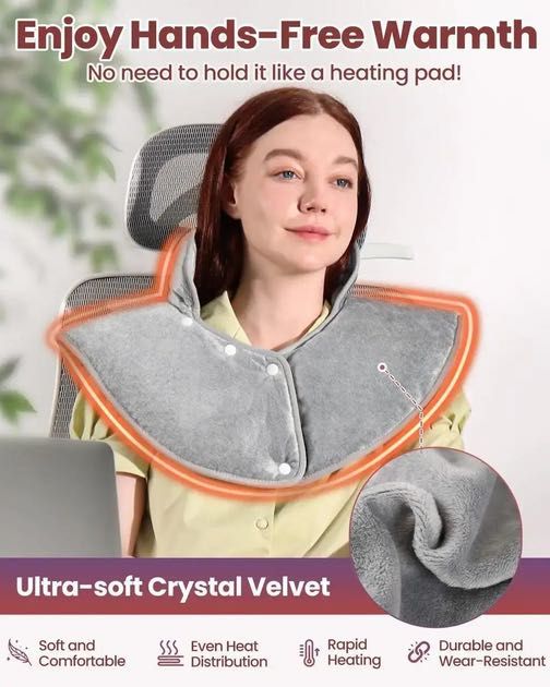 Електрична грілка, Mefine SN-LK 120 Вт 100x61 см, для шиї та плечей