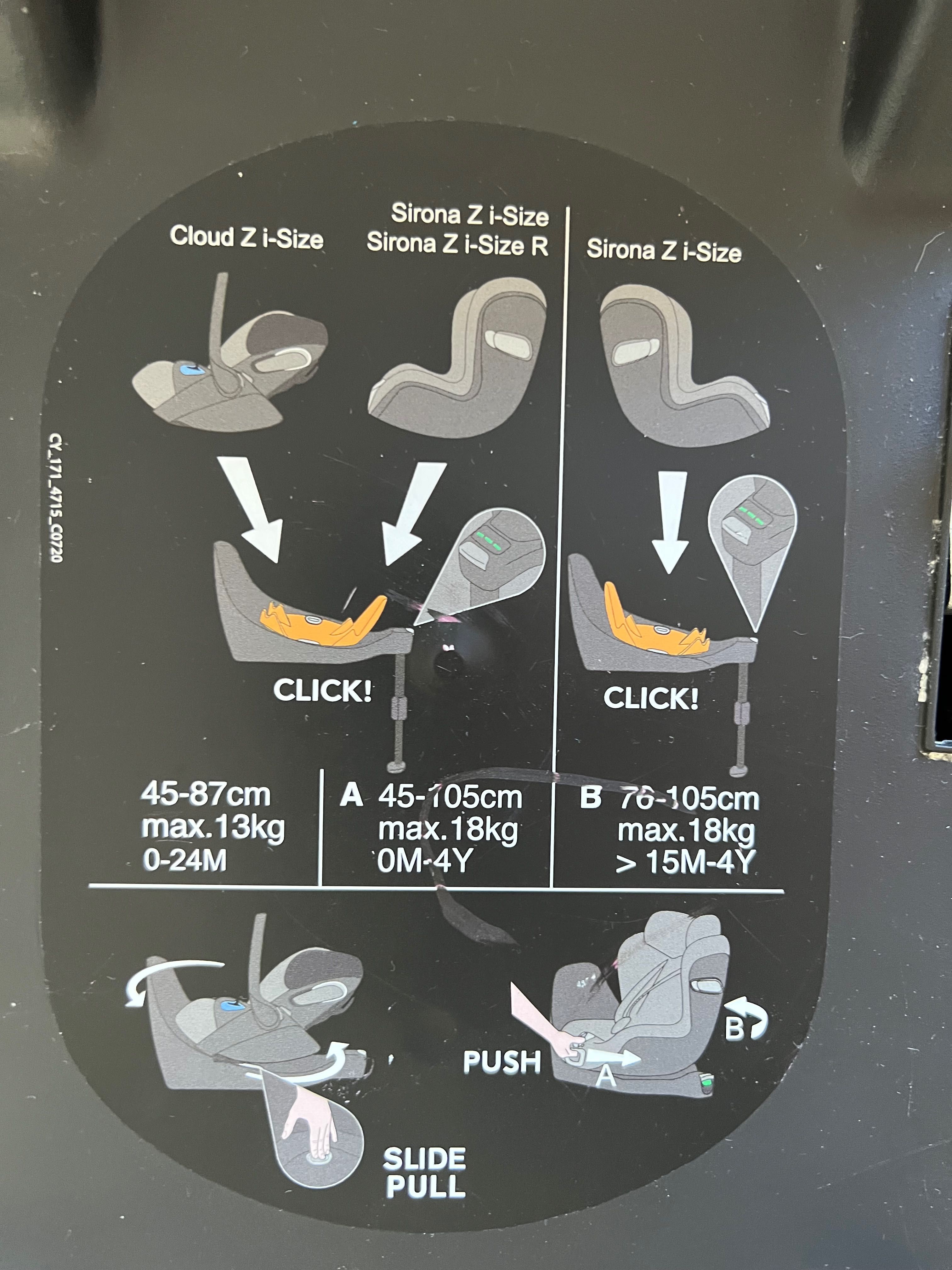 Cybex Cloud Z i-Size + base Isofix