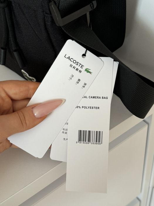 Сумка Lacoste барсетка лакоста лакосте месенджер через плече