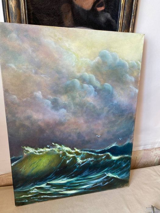 Картина маслом. Морской пейзаж