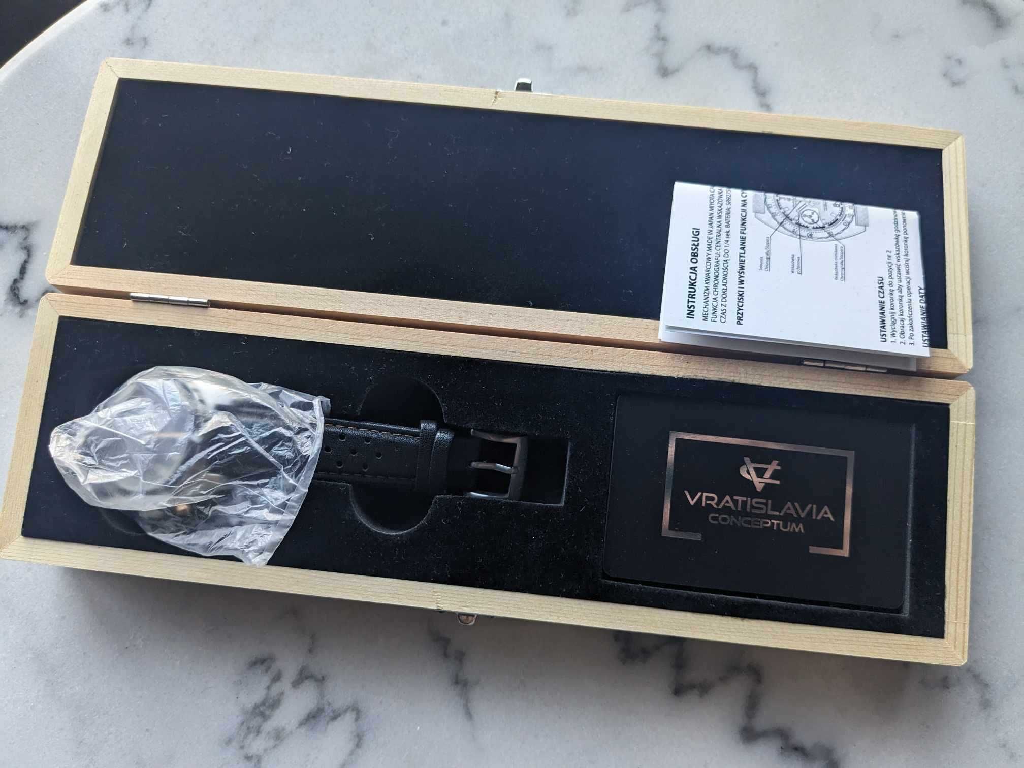 Vratislavia Conceptum S13  limitowany chronograf z szafirem