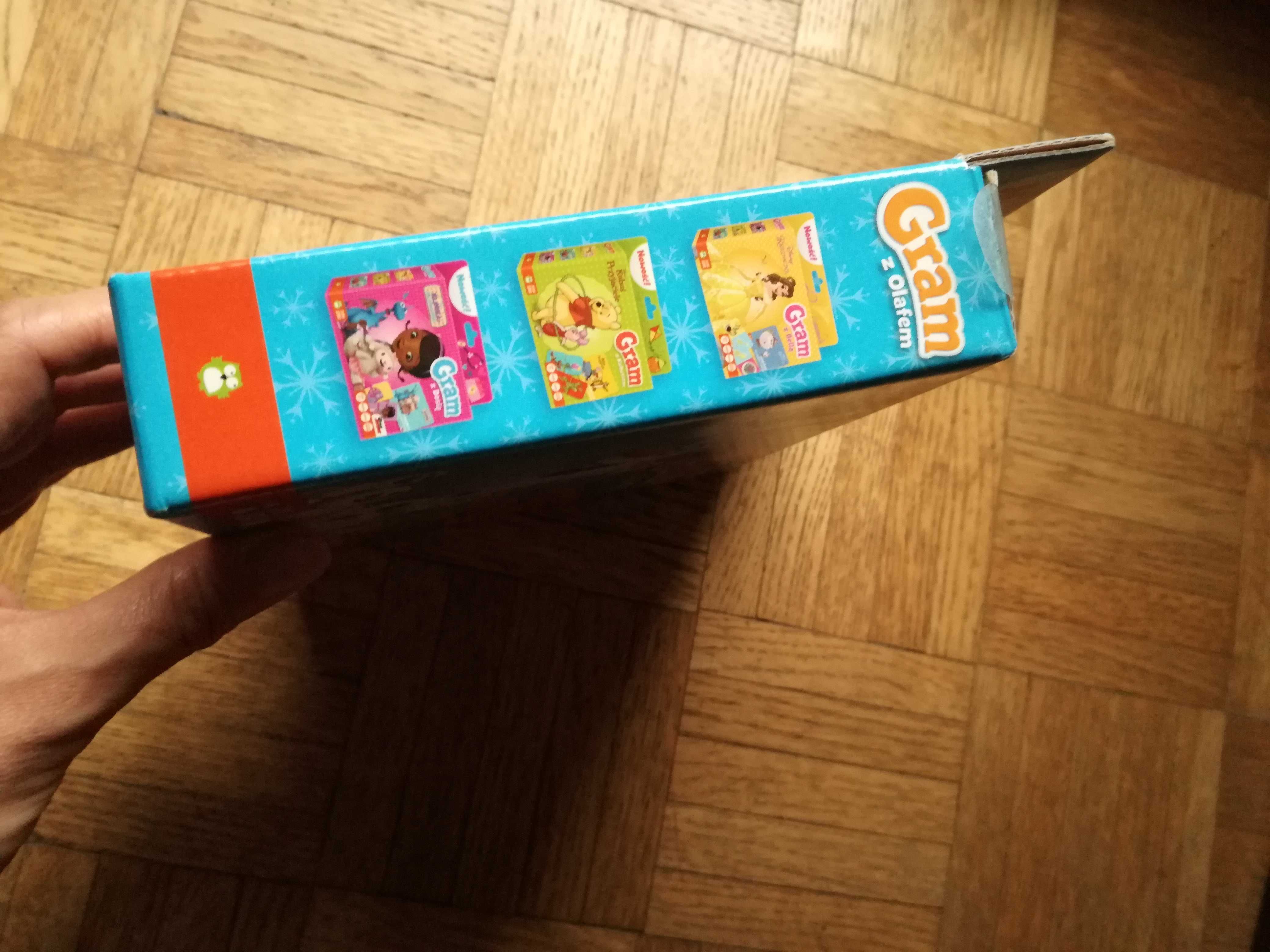 Gorączka lodu/Gram z Olafem, domino z bohaterami kreskówki