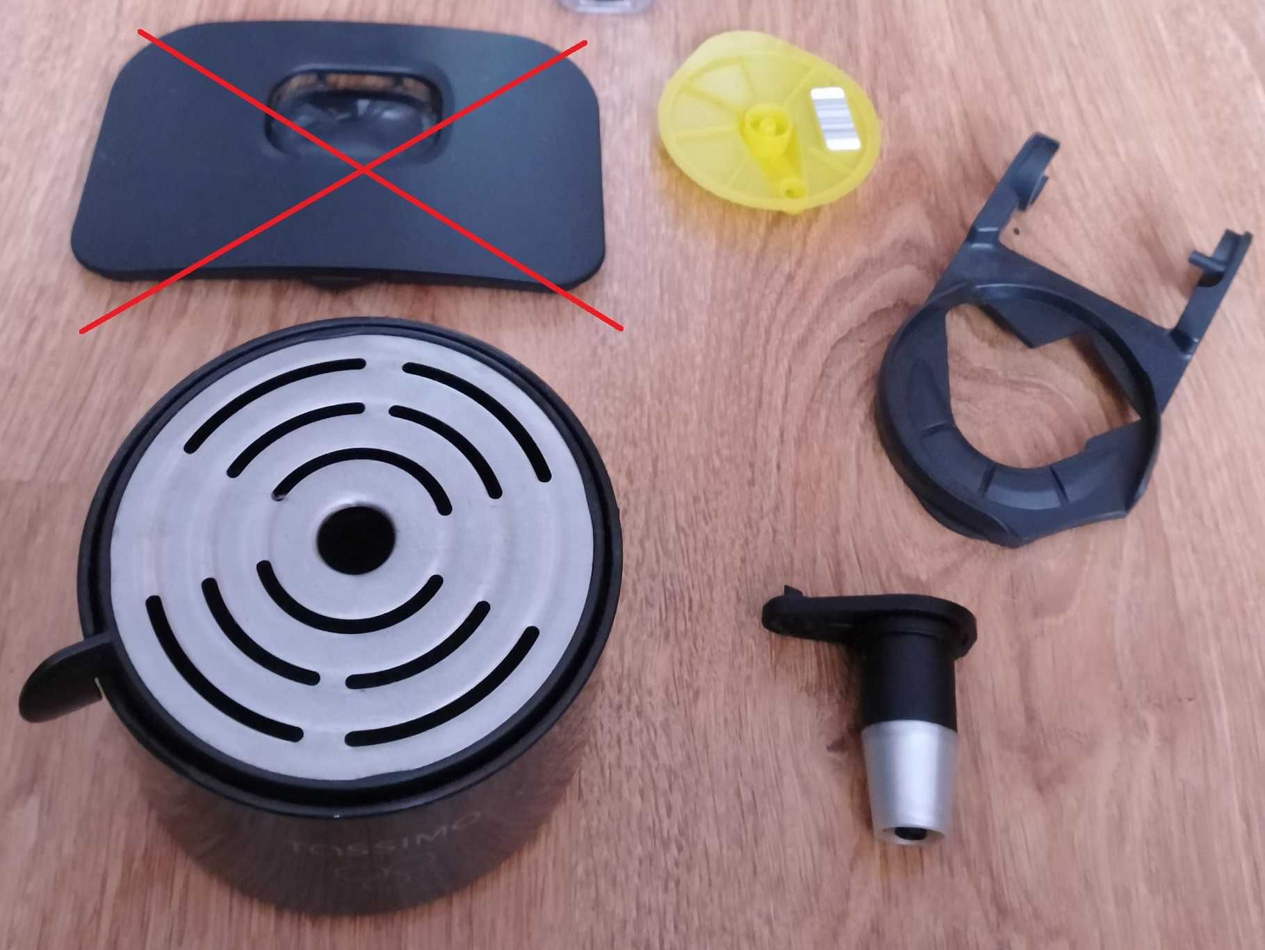 Bosch Tassimo - części: kapsułka T disk, dysza, stojak, pompa