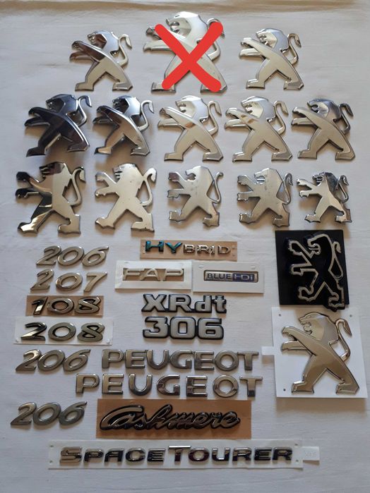 Эмблема значок Peugeot Boxer/Partner/Rifter/4008/206/308  Оригинал